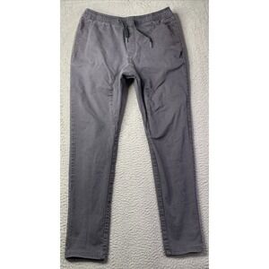 Zanerobe Jogger Pants Mens 36 Grey Drawstring Back Pockets Cotton Blend